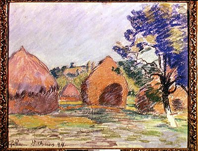 Haystacks at Saint-Cheron