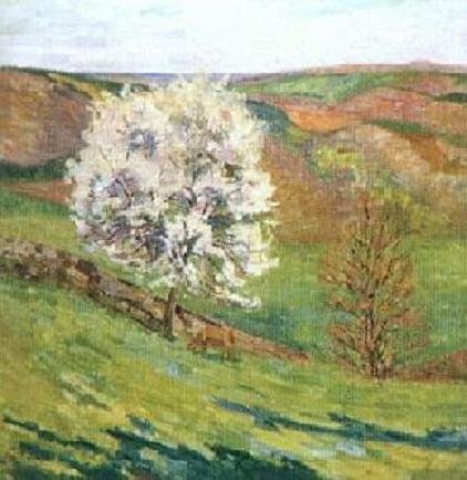 Trees in Blossomat Saint Cheron