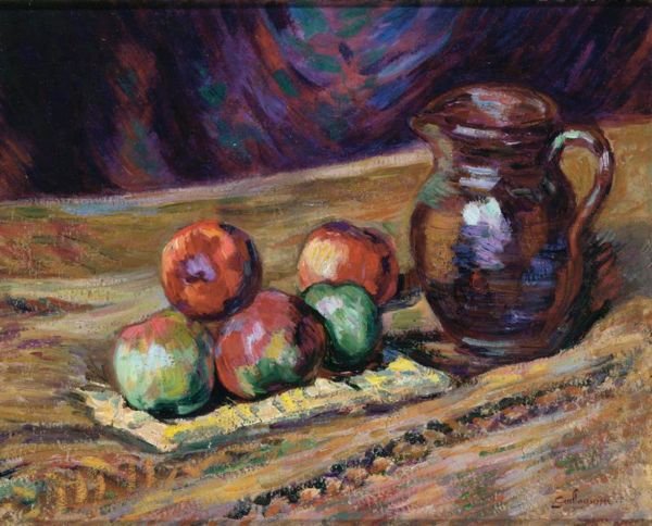 Nature Morte Et Pommes