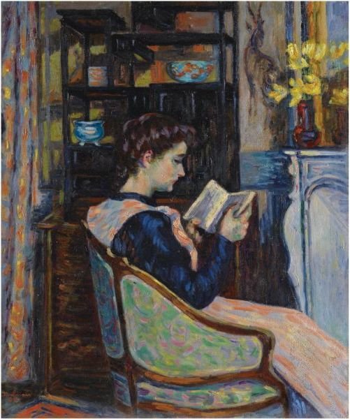 Mademoiselle Guillaumin Lisant