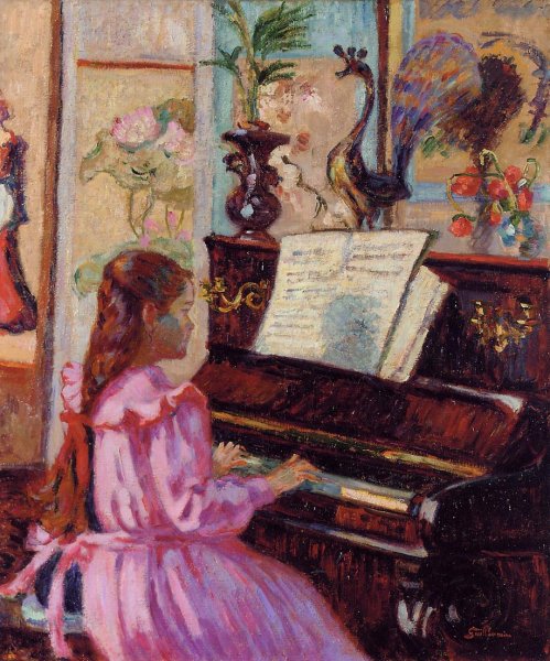 Young Girl At The Piano