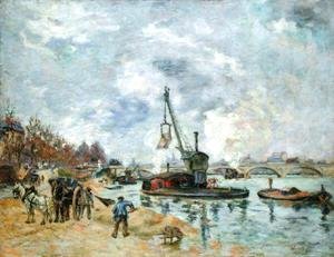Armand Guillaumin - At the Quay de Bercy in Paris, 1874