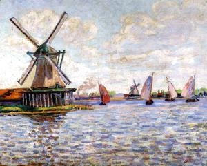 Armand Guillaumin - Windmills In Holland